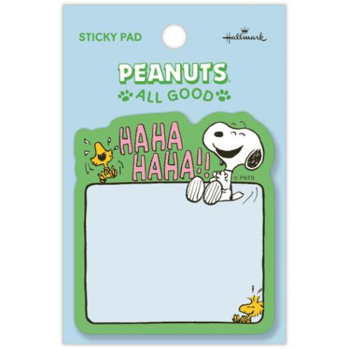 スヌーピー 付せん 付箋 Peanuts All Good SNAG ENJOY ピーナッツ キャラクター グッズ メール便可
