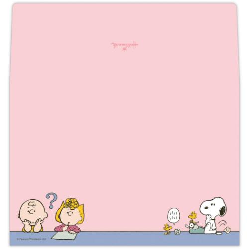 スヌーピー レターセット 手紙セット Peanuts All Good SNAG THINK ピーナッツ キャラクター グッズ メール便可
