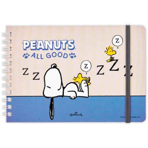 スヌーピー リングノート 横型リングノート Peanuts All Good SNAG REST ピーナッツ キャラクター グッズ メール便可