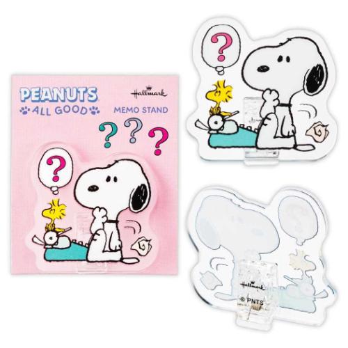 スヌーピー クリップ スタンドクリップ Peanuts All Good SNAG THINK ピーナッツ キャラクター グッズ メール便可