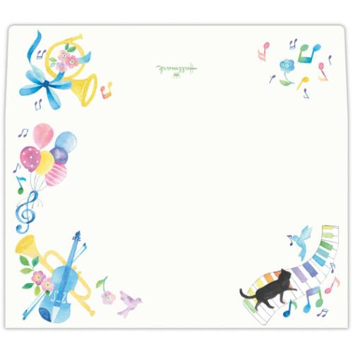 封筒 レターパッド用封筒 リラックスメロディ おしゃれ グッズ メール便可