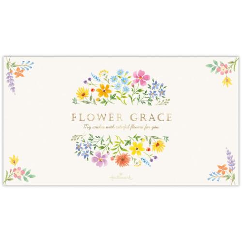 便箋 一筆箋 フラワーグレイス おしゃれ グッズ メール便可
