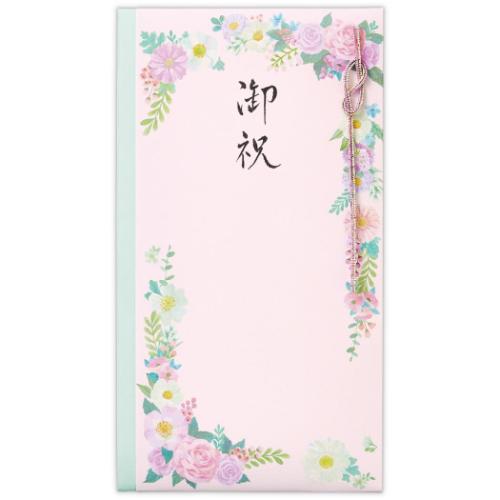 祝儀袋 御祝 たとう フラワーピンク お祝い袋 グッズ メール便可