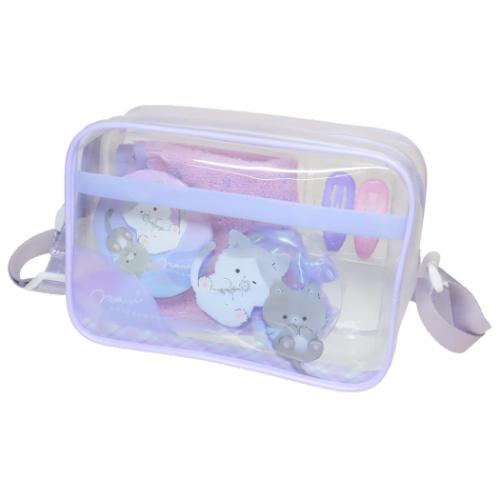 キッズ ショルダーバッグ タイニーコスメバッグセット なにしてるの こねこ 女の子向け グッズ