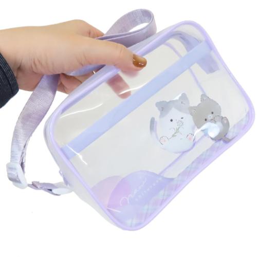 キッズ ショルダーバッグ タイニーコスメバッグセット なにしてるの こねこ 女の子向け グッズ