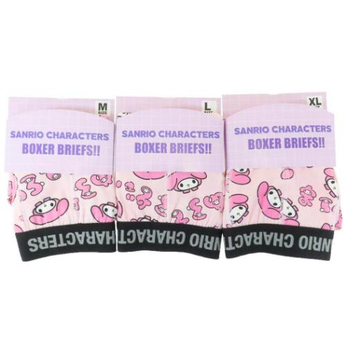 マイメロディ 男性用下着 ボクサーブリーフ ひらがなロゴ サンリオ キャラクター グッズ メール便可