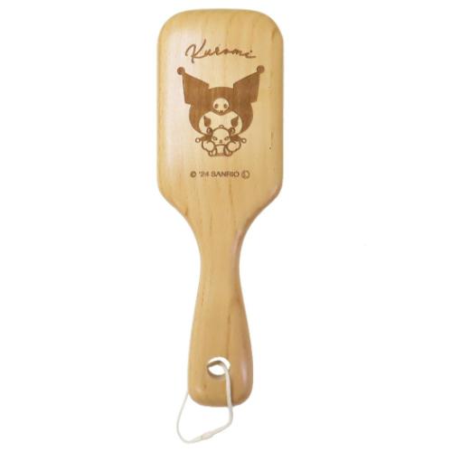 クロミ ヘアブラシ ウッドパドルブラシ サンリオ キャラクター グッズ