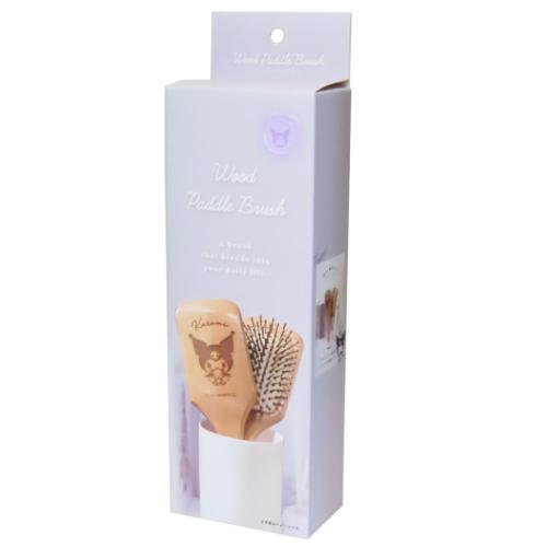 クロミ ヘアブラシ ウッドパドルブラシ サンリオ キャラクター グッズ