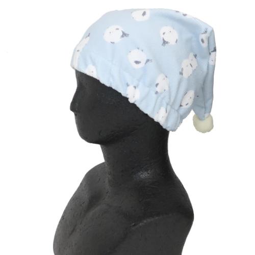 ヘアドライタオル帽子 タオルキャップ シマエナガ 海プール用品 グッズ メール便可