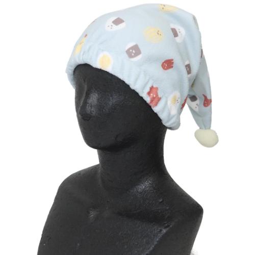ヘアドライタオル帽子 タオルキャップ おにぎり 海プール用品 グッズ メール便可