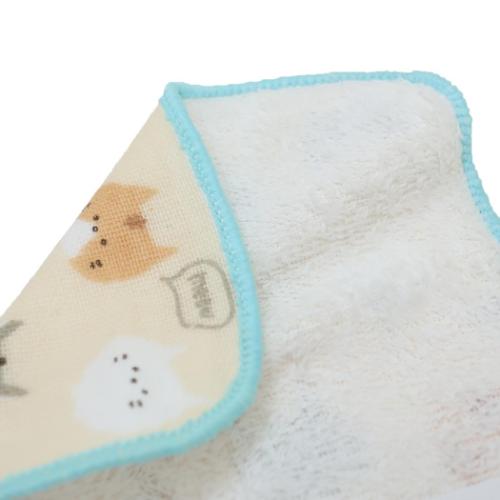 ミニタオル ガーゼミニミニタオル15cm ねこちゃんず 新学期準備雑貨 グッズ メール便可