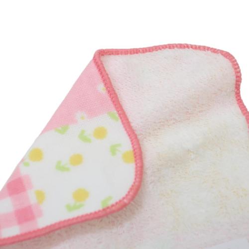 ミニタオル ガーゼミニミニタオル15cm フラワーパッチワーク 新学期準備雑貨 グッズ メール便可