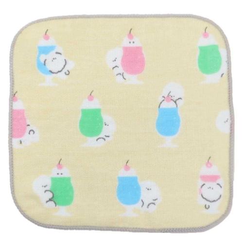 ミニタオル ガーゼミニミニタオル15cm クリームソーダ 新学期準備雑貨 グッズ メール便可