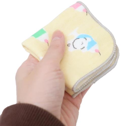 ミニタオル ガーゼミニミニタオル15cm クリームソーダ 新学期準備雑貨 グッズ メール便可