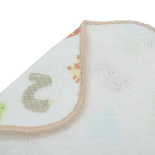 ミニタオル ガーゼミニミニタオル15cm アニマルナンバー 新学期準備雑貨 グッズ メール便可