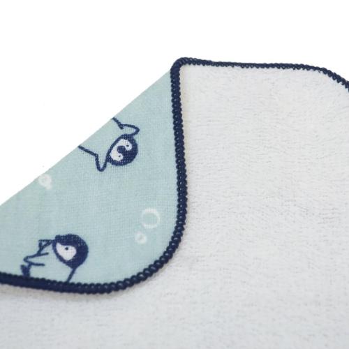 ミニタオル ガーゼミニミニタオル15cm ペンギン 新学期準備雑貨 グッズ メール便可