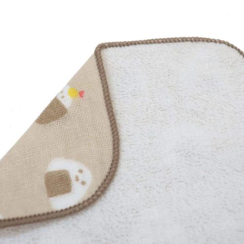 ミニタオル ガーゼミニミニタオル15cm おにぎり 新学期準備雑貨 グッズ メール便可