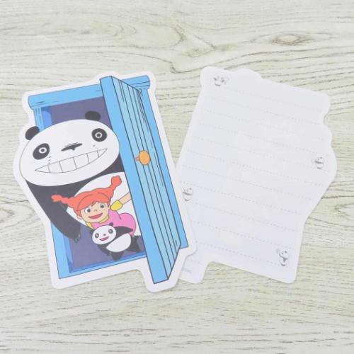 パンダコパンダ レターセット ダイカットレターセット ピンク キャラクター グッズ メール便可