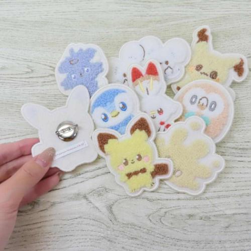 ポケットモンスター バッジ サガラバッジ ポケピース ヒバニー ポケモン キャラクター グッズ メール便可