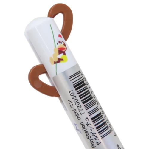 サルゲッチュ 黒赤2色ボールペン mimiペン ゲームキャラクター グッズ メール便可