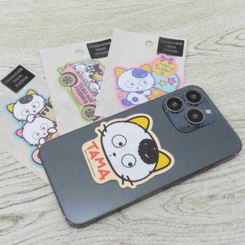 タマ＆フレンズ ダイカットシール キャラクターステッカー バス キャラクター グッズ メール便可