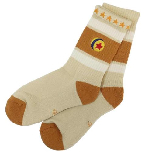 トイストーリー 女性用靴下 カラフルラインソックス レディース ピクサーボール ディズニー キャラクター グッズ メール便可