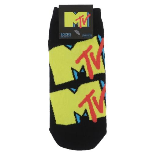 MTV 女性用靴下 キャラックス レディースソックス ロゴ かわいい グッズ メール便可