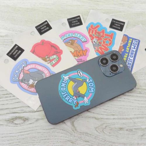 トムとジェリー ダイカットシール キャラクターステッカー とびつく ワーナーブラザース キャラクター グッズ メール便可