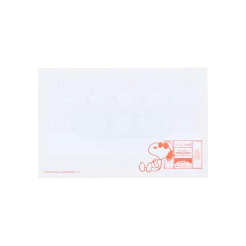 スヌーピー メモ帳 カセットテープメモ PNVC フェイス ピーナッツ キャラクター グッズ メール便可