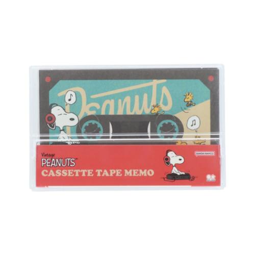 スヌーピー メモ帳 カセットテープメモ PNVC ミュージック ピーナッツ キャラクター グッズ メール便可