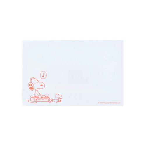 スヌーピー メモ帳 カセットテープメモ PNVC ミュージック ピーナッツ キャラクター グッズ メール便可