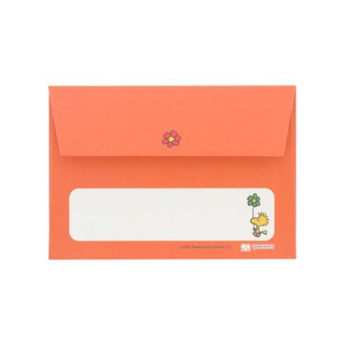 スヌーピー 手紙セット ミニレターセット PN75周年2 イエロー ピーナッツ キャラクター グッズ メール便可