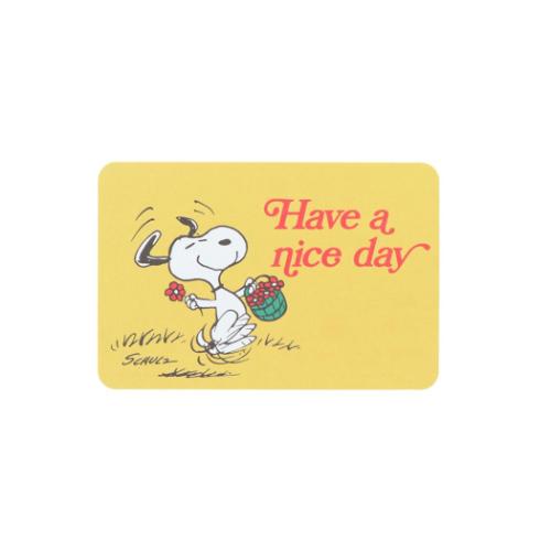 スヌーピー 手紙セット ミニレターセット PN75周年2 イエロー ピーナッツ キャラクター グッズ メール便可