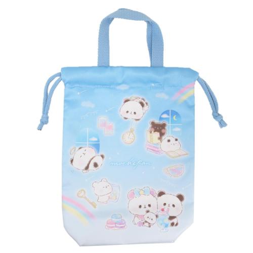 シューズバッグ シューズケース もちもちぱんだ 新入学 女の子 グッズ