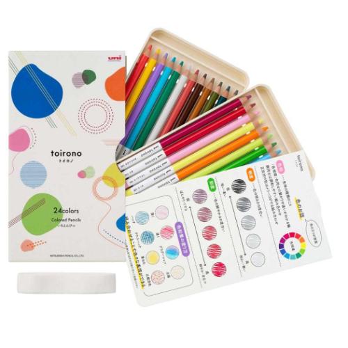 色鉛筆 トイロノ 24色セット 小学生 グッズ