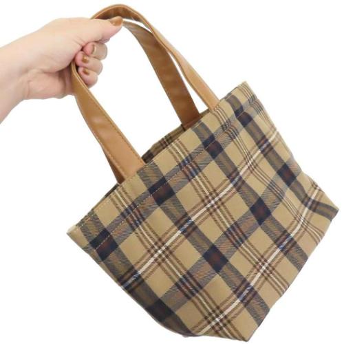 ポケットモンスター ランチバッグ トートバッグ チェック ピカチュウ ポケモン キャラクター グッズ