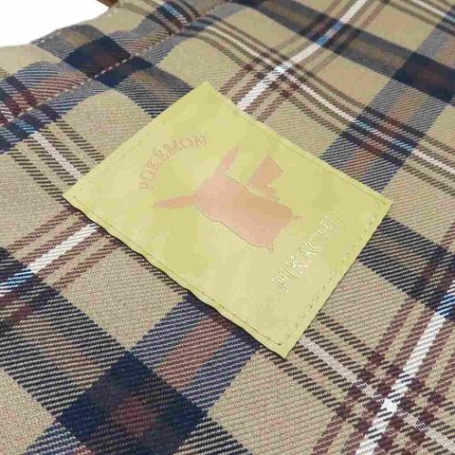 ポケットモンスター ランチバッグ トートバッグ チェック ピカチュウ ポケモン キャラクター グッズ