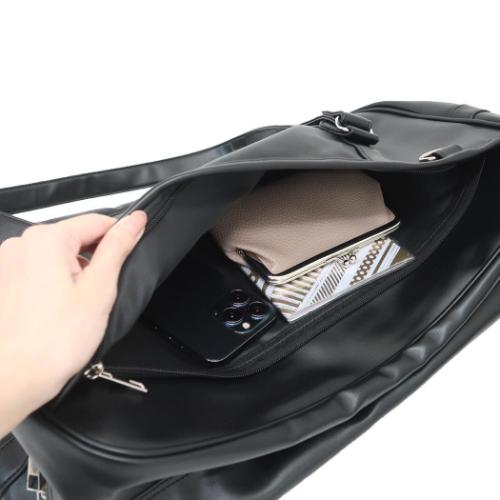 シナモロール スクールバッグ 合皮スクールバッグ BLACK サンリオ キャラクター グッズ