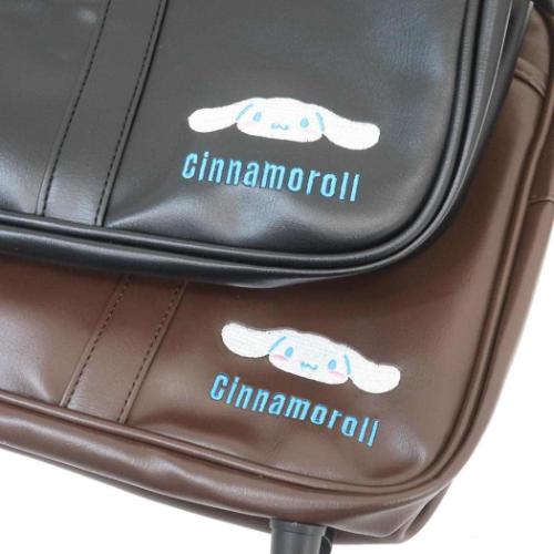 シナモロール スクールバッグ 合皮スクールバッグ BLACK サンリオ キャラクター グッズ