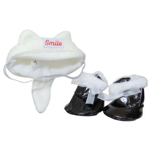 かえるのピクルス ぬいぐるみ用小物 ニット帽子＆ブーツセット キャラクター グッズ メール便可