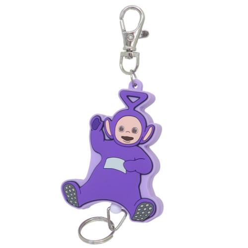 テレタビーズ キーリング ラバーリールキーホルダー ティンキー ウィンキー キャラクター グッズ メール便可