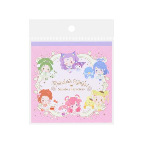 Yes！プリキュア5GoGo！xサンリオキャラクターズ メモ帳 スクエアメモ A サンリオ キャラクター グッズ メール便可