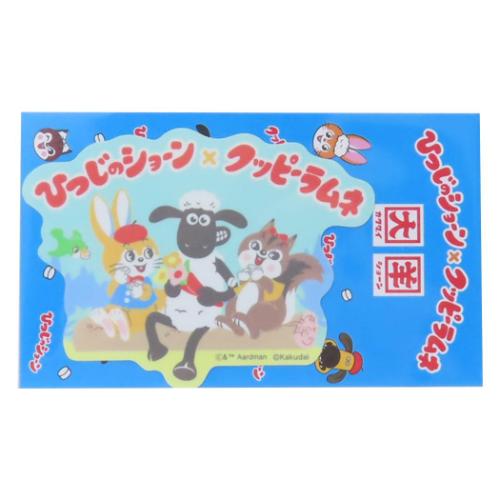 ひつじのショーンxクッピーラムネ ダイカットシール ダイカットステッカー パステル01 キャラクター グッズ メール便可