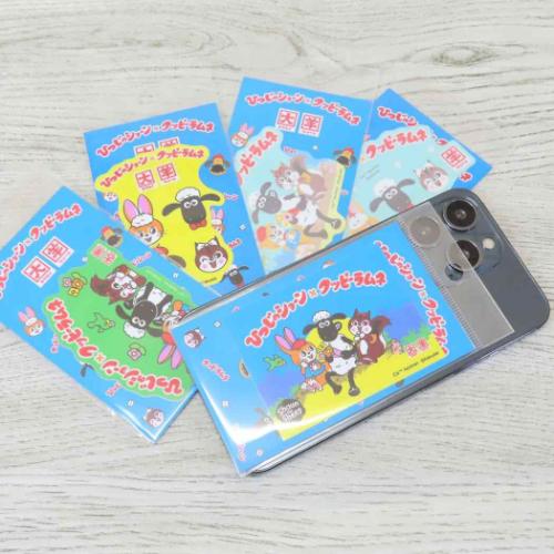 ひつじのショーンxクッピーラムネ ダイカットシール ダイカットステッカー パステル02 キャラクター グッズ メール便可