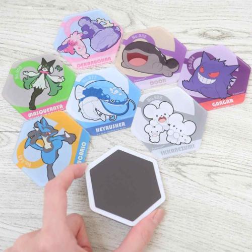ポケットモンスター 磁石 ハニカムアクリルマグネット BIG vol.2 デカヌチャン ポケモン キャラクター グッズ メール便可