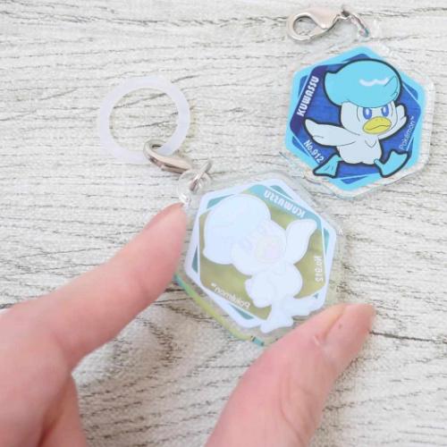 ポケットモンスター レイングッズ アクリルマーカーチャーム 2個セット クワッス ポケモン キャラクター グッズ メール便可