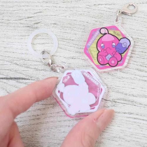 ポケットモンスター レイングッズ アクリルマーカーチャーム 2個セット カヌチャン ポケモン キャラクター グッズ メール便可