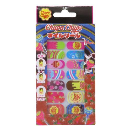 チュッパチャプス コスメ雑貨 ネイルシール お菓子パッケージ キャラクター グッズ メール便可