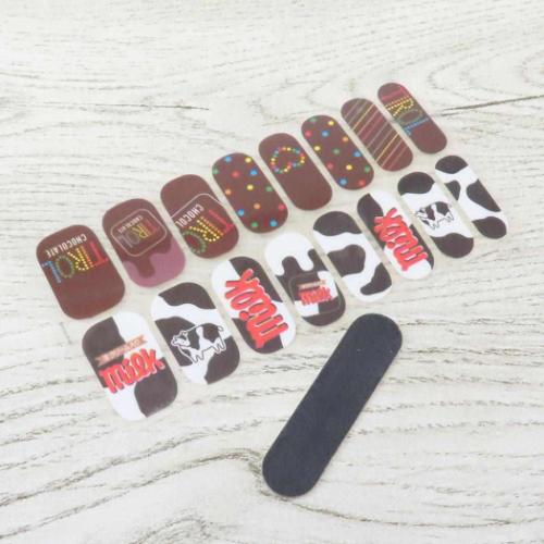 チロルチョコ コスメ雑貨 ネイルシール お菓子パッケージ キャラクター グッズ メール便可