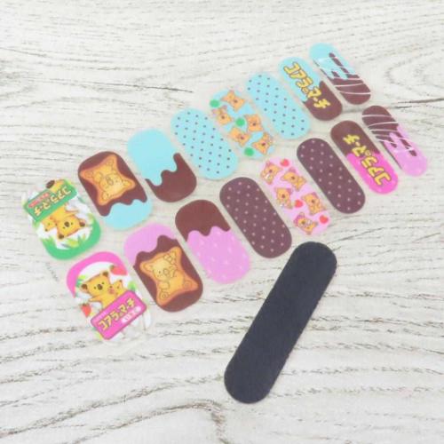 コアラのマーチ コスメ雑貨 ネイルシール お菓子パッケージ キャラクター グッズ メール便可